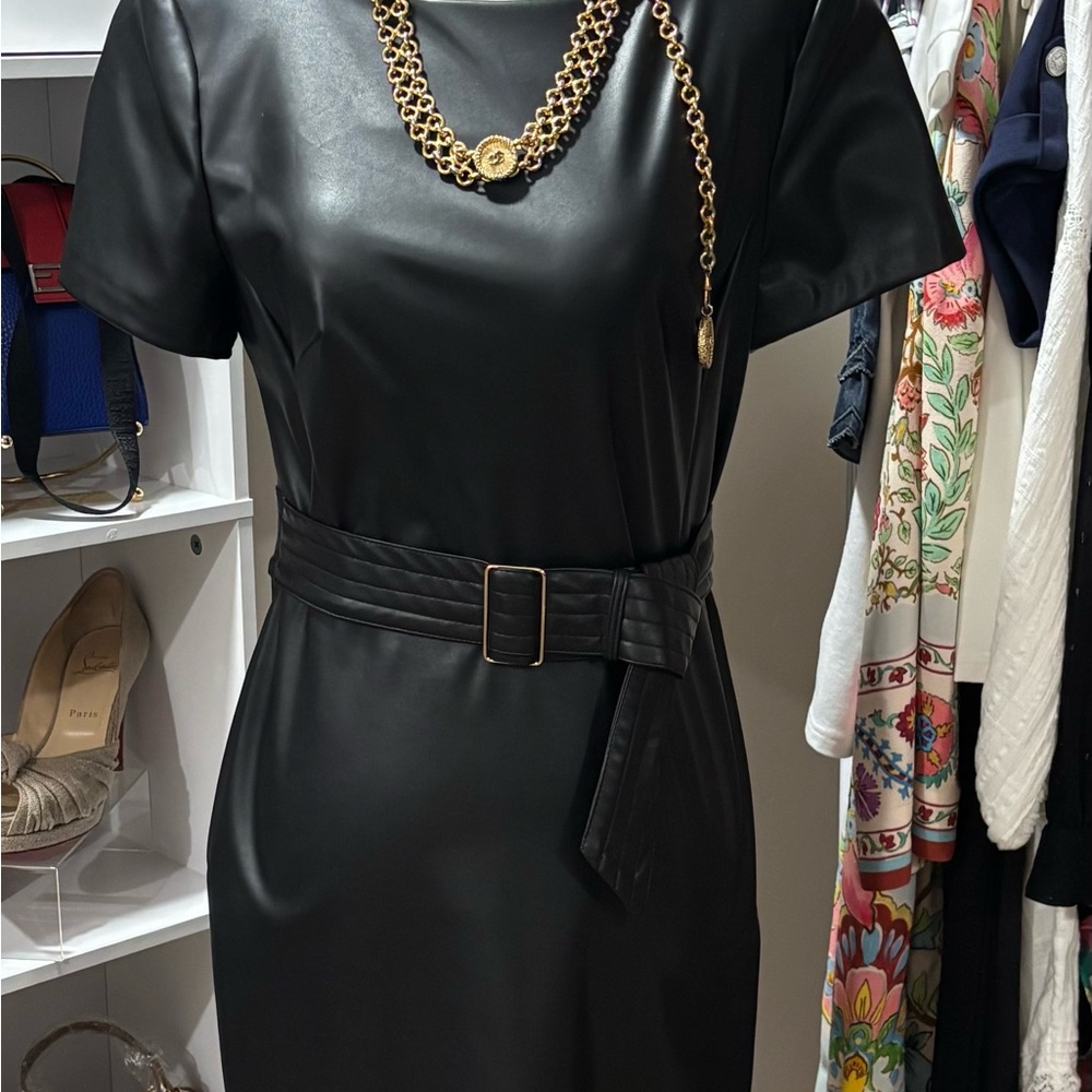 Calvin Klein Black Sheath Dress